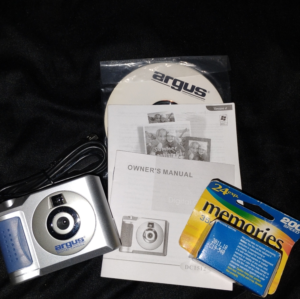 *New* Argus- Digital Camera Owner's Manual with CD & Film Included - Picture 5 of 5